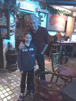 Sé and Ian Rush at Fox's